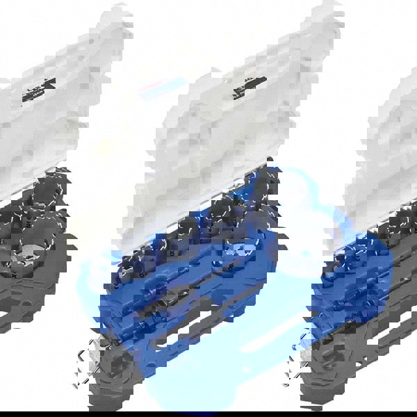 Electrician's Hole Saw Kit: 8 Pc, 7/8 to 2-1/2